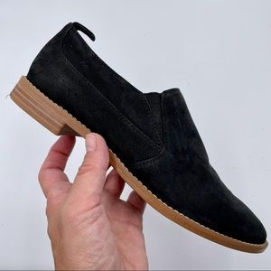 Franco Sarto Harnett Black Suede Loafer 7